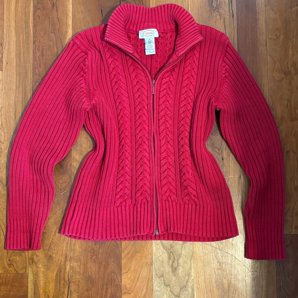 2000’s Women’s Long Sleeve Zip Up Sweater